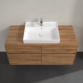 Тумба під раковину Villeroy & Boch Collaro 120х50 см ДСП дуб канзас C08100RH
