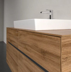 Тумба під раковину Villeroy & Boch Collaro 120х50 см ДСП дуб канзас C08100RH