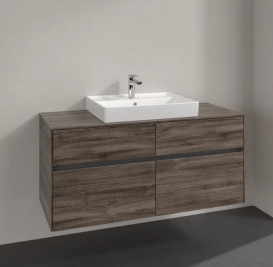 Тумба под раковину Villeroy & Boch Collaro 120х50 см ДСП каменный дуб C08100RK