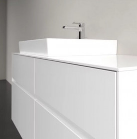 Тумба под раковину Villeroy & Boch Collaro 120х50 см МДФ глянцевый белый C08200DH