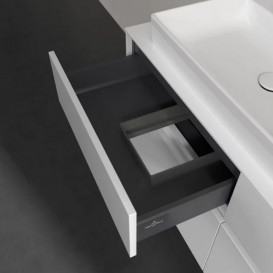 Тумба під раковину Villeroy&Boch Collaro 120х50 см ДСП білий матовий C08200MS