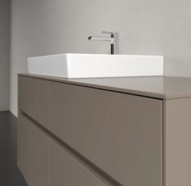 Тумба под раковину Villeroy & Boch Collaro 120х50 см ДСП трюфель серый C08200VG