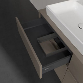 Тумба под раковину Villeroy & Boch Collaro 120х50 см ДСП трюфель серый C08200VG