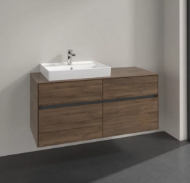 Тумба под раковину Villeroy & Boch Collaro 120х50 см ДСП дуб аризона C08200VH