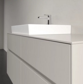 Тумба под раковину Villeroy & Boch Collaro 120х50 см ДСП мягкий серый C08200VK