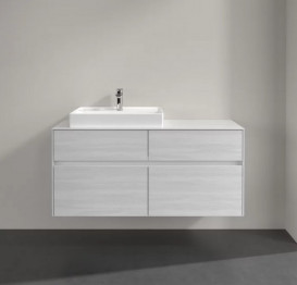 Тумба под раковину Villeroy & Boch Collaro 120х50 см ДСП белое дерево C08200E8