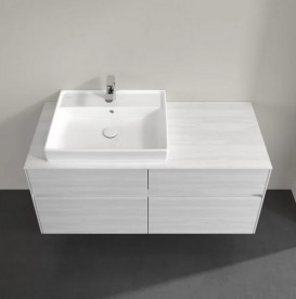 Тумба под раковину Villeroy & Boch Collaro 120х50 см ДСП белое дерево C08200E8