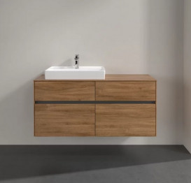 Тумба під раковину Villeroy & Boch Collaro 120х50 см ДСП дуб канзас C08200RH