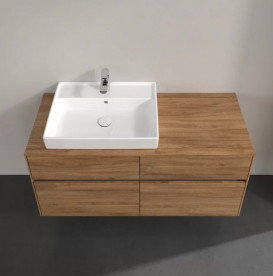 Тумба під раковину Villeroy & Boch Collaro 120х50 см ДСП дуб канзас C08200RH