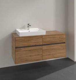 Тумба під раковину Villeroy & Boch Collaro 120х50 см ДСП дуб канзас C08200RH