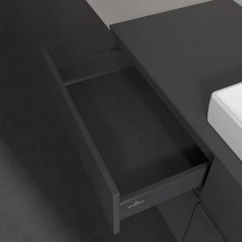 Тумба под раковину Villeroy & Boch Collaro 120х50 см МДФ глянцевый серый C08300FP