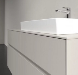 Тумба під раковину Villeroy&Boch Collaro 120х50 см ДСП м'який сірий C08300VK