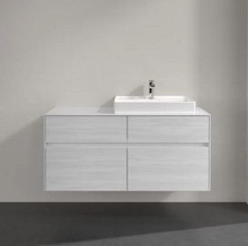 Тумба под раковину Villeroy & Boch Collaro 120х50 см ДСП белое дерево C08300E8