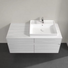 Тумба под раковину Villeroy & Boch Collaro 120х50 см ДСП белое дерево C08300E8