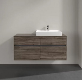 Тумба под раковину Villeroy & Boch Collaro 120х50 см ДСП каменный дуб C08300RK