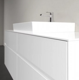 Тумба под раковину Villeroy & Boch Collaro 140х50 см МДФ глянцевый белый C08400DH