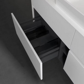 Тумба под раковину Villeroy & Boch Collaro 140х50 см МДФ глянцевый белый C08400DH