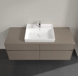 Тумба под раковину Villeroy & Boch Collaro 140х50 см ДСП трюфель серый C08400VG