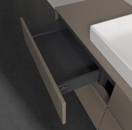 Тумба под раковину Villeroy & Boch Collaro 140х50 см ДСП трюфель серый C08400VG