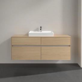 Тумба под раковину Villeroy & Boch Collaro 140х50 см ДСП северный дуб C08400VJ