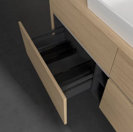 Тумба под раковину Villeroy & Boch Collaro 140х50 см ДСП северный дуб C08400VJ