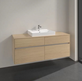 Тумба под раковину Villeroy & Boch Collaro 140х50 см ДСП северный дуб C08400VJ