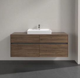 Тумба під раковину Villeroy & Boch Collaro 140х50 см ДСП дуб аризона C08400VH