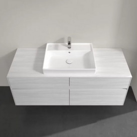 Тумба под раковину Villeroy & Boch Collaro 140х50 см ДСП белое дерево C08400E8