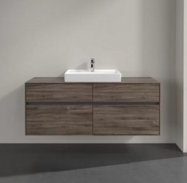 Тумба под раковину Villeroy & Boch Collaro 140х50 см ДСП каменный дуб C08400RK