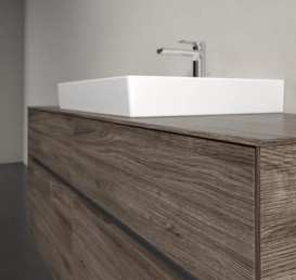 Тумба под раковину Villeroy & Boch Collaro 140х50 см ДСП каменный дуб C08400RK