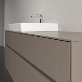 Тумба под раковину Villeroy & Boch Collaro 140х50 см ДСП трюфель серый C08500VG