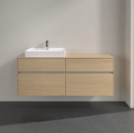 Тумба під раковину Villeroy&Boch Collaro 140х50 см ДСП північний дуб C08500VJ