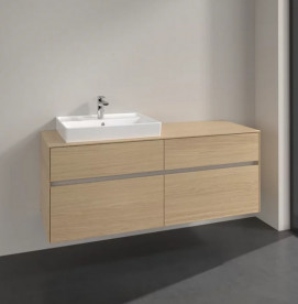 Тумба під раковину Villeroy&Boch Collaro 140х50 см ДСП північний дуб C08500VJ