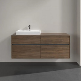 Тумба под раковину Villeroy & Boch Collaro 140х50 см ДСП дуб аризона C08500VH