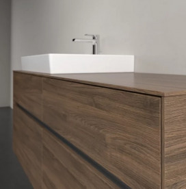 Тумба под раковину Villeroy & Boch Collaro 140х50 см ДСП дуб аризона C08500VH