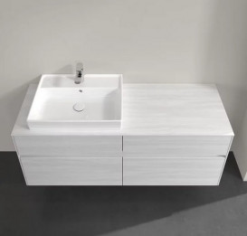 Тумба под раковину Villeroy & Boch Collaro 140х50 см ДСП белое дерево C08500E8