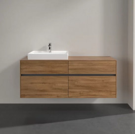 Тумба под раковину Villeroy & Boch Collaro 140х50 см ДСП дуб канзас C08500RH