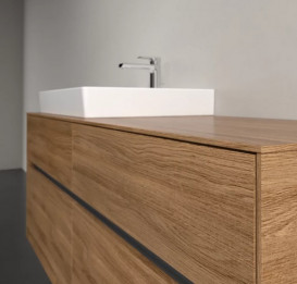 Тумба под раковину Villeroy & Boch Collaro 140х50 см ДСП дуб канзас C08500RH