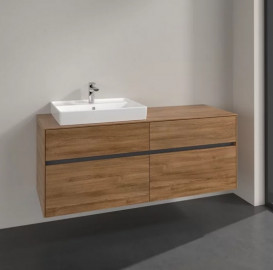 Тумба под раковину Villeroy & Boch Collaro 140х50 см ДСП дуб канзас C08500RH
