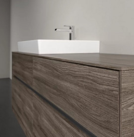 Тумба под раковину Villeroy & Boch Collaro 140х50 см ДСП каменный дуб C08500RK