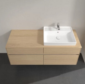 Тумба под раковину Villeroy & Boch Collaro 140х50 см ДСП северный дуб C08600VJ