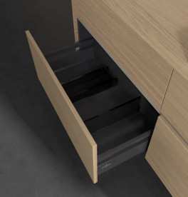 Тумба под раковину Villeroy & Boch Collaro 140х50 см ДСП северный дуб C08600VJ