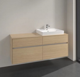 Тумба под раковину Villeroy & Boch Collaro 140х50 см ДСП северный дуб C08600VJ