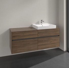 Тумба під раковину Villeroy & Boch Collaro 140х50 см ДСП дуб аризона C08600VH