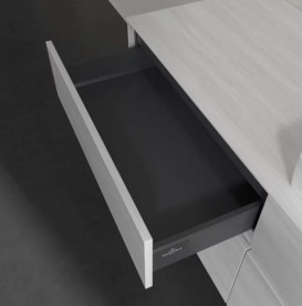 Тумба під раковину Villeroy&Boch Collaro 140х50 см ДСП біле дерево C08600E8