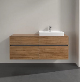 Тумба под раковину Villeroy & Boch Collaro 140х50 см ДСП дуб канзас C08600RH