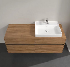 Тумба под раковину Villeroy & Boch Collaro 140х50 см ДСП дуб канзас C08600RH