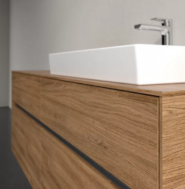 Тумба под раковину Villeroy & Boch Collaro 140х50 см ДСП дуб канзас C08600RH