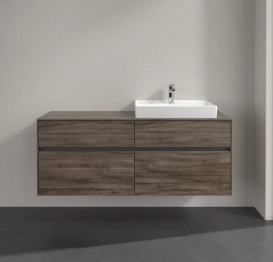 Тумба под раковину Villeroy & Boch Collaro 140х50 см ДСП каменный дуб C08600RK