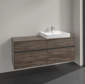 Тумба под раковину Villeroy & Boch Collaro 140х50 см ДСП каменный дуб C08600RK